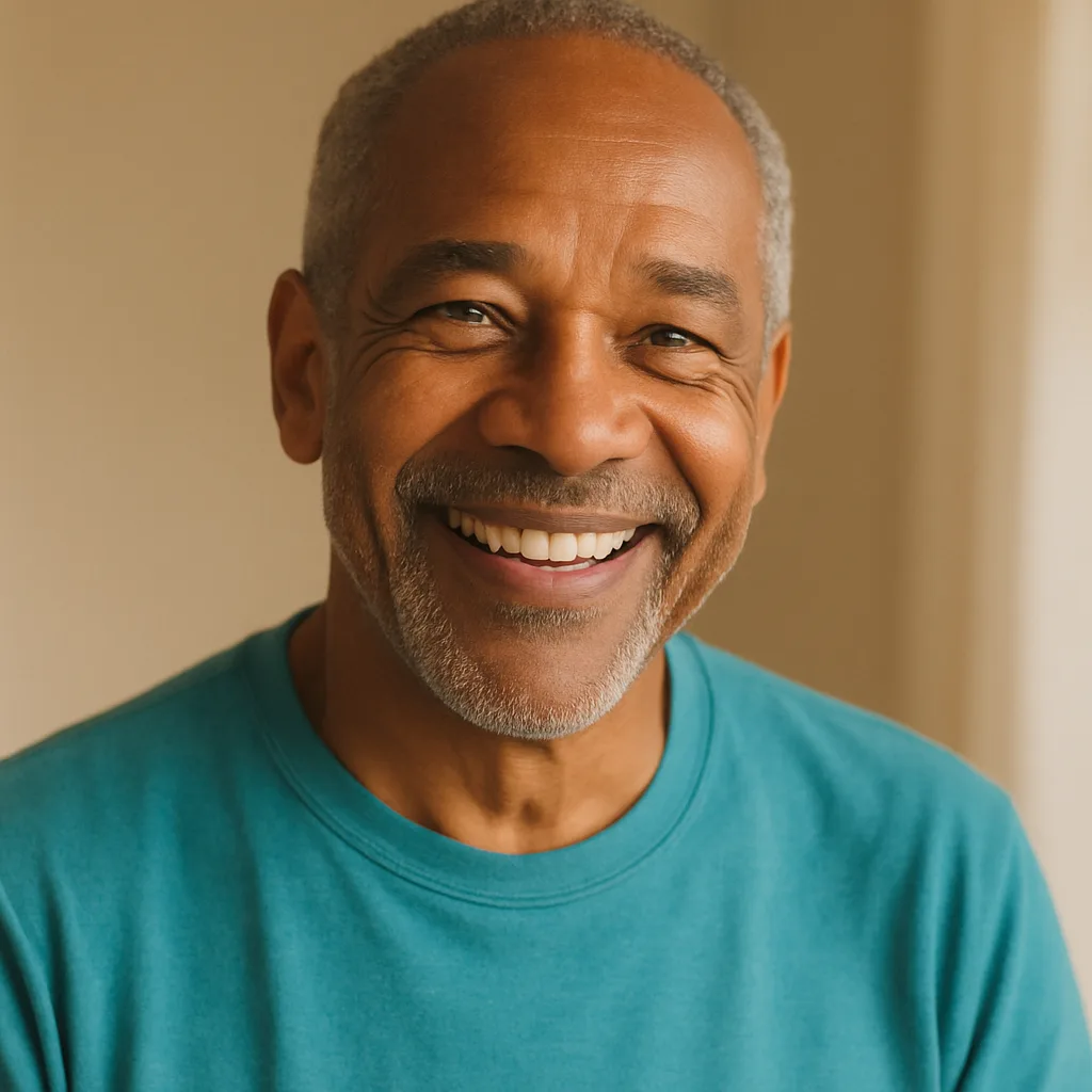 Smiling man in his 60s — member of The Staffordshire Dating Site